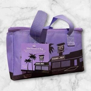 Trader Joe's Purple Mini Insulated Bag